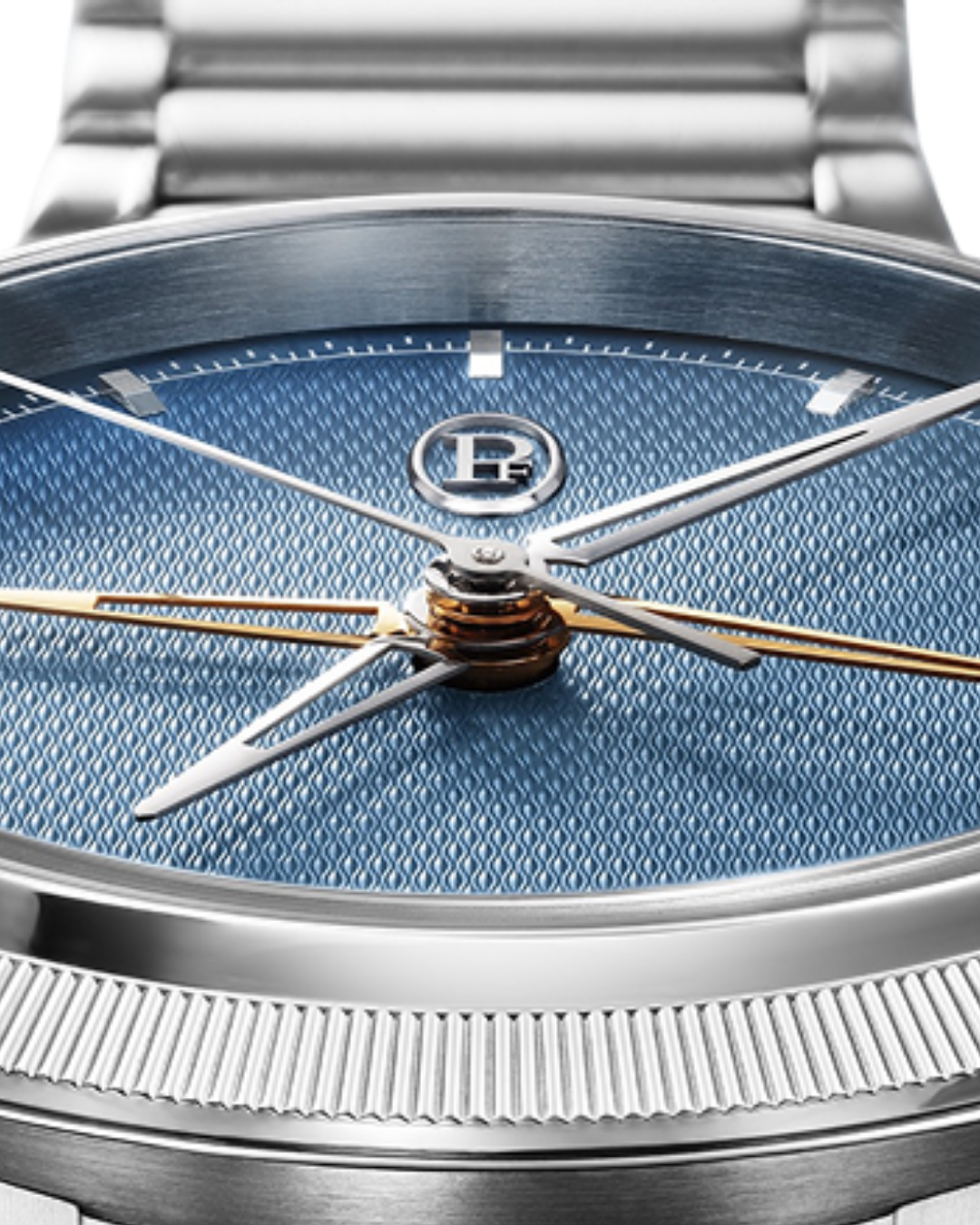 TONDA PF CHRONOGRAPHE MYSTERIEUX STEEL PLATINUM MINERAL BLUE