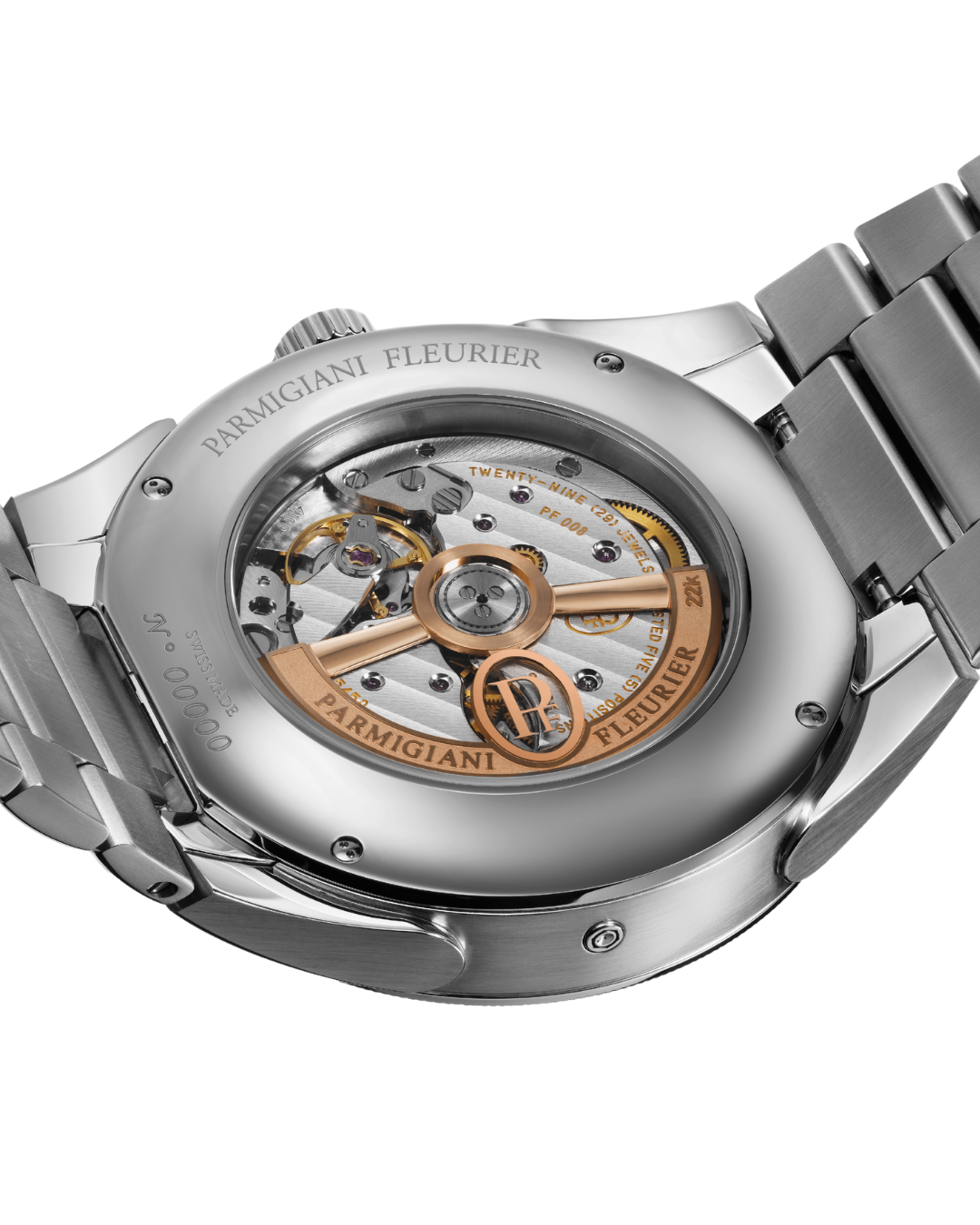 TONDA PF XIALI CHINESE CALENDAR STEEL PLATINUM IMPERIAL RED
