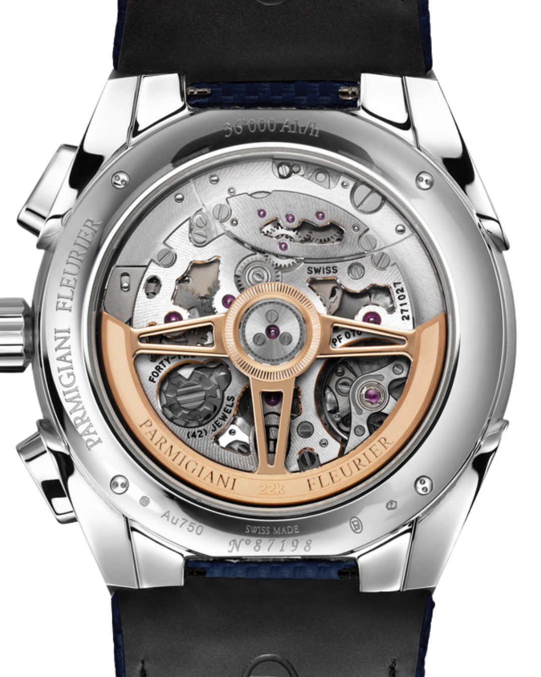 TONDA PF SPORT CHRONOGRAPH STEEL SILVER MILANO BLUE COSC