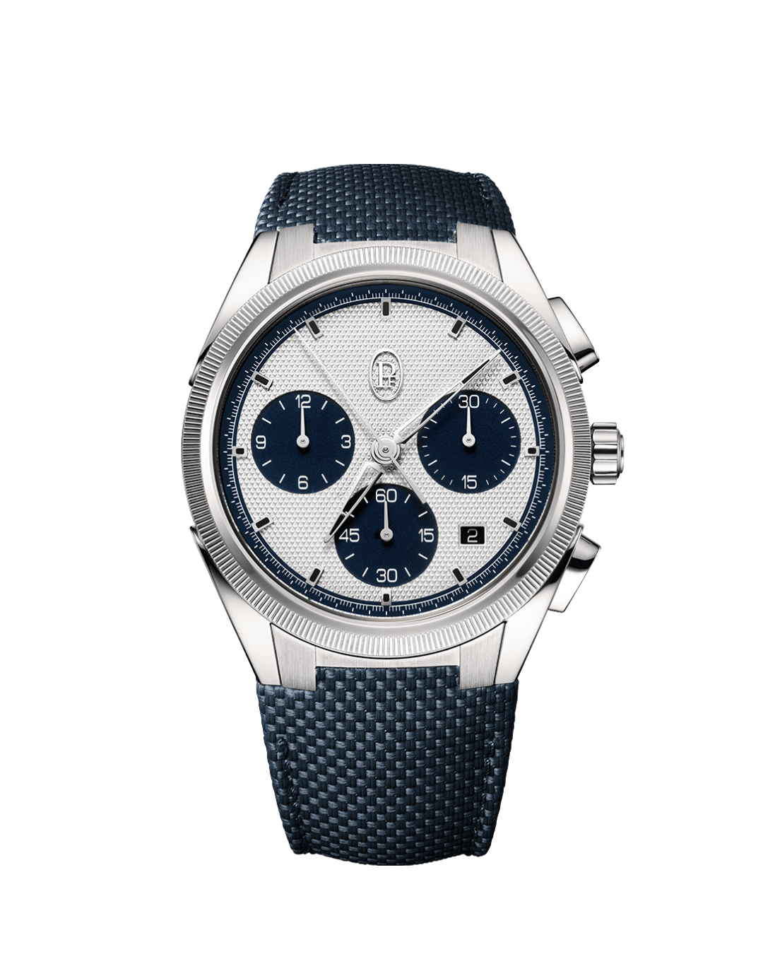 TONDA PF SPORT CHRONOGRAPH STEEL SILVER MILANO BLUE COSC