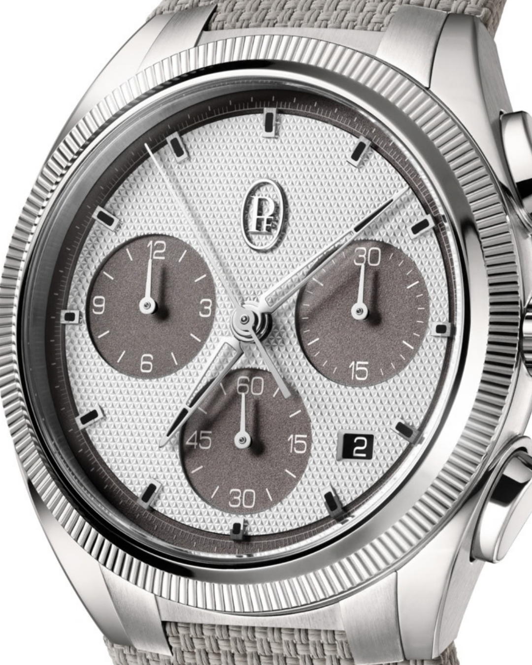 TONDA PF SPORT CHRONOGRAPH STEEL SILVER LONDON GREY COSC