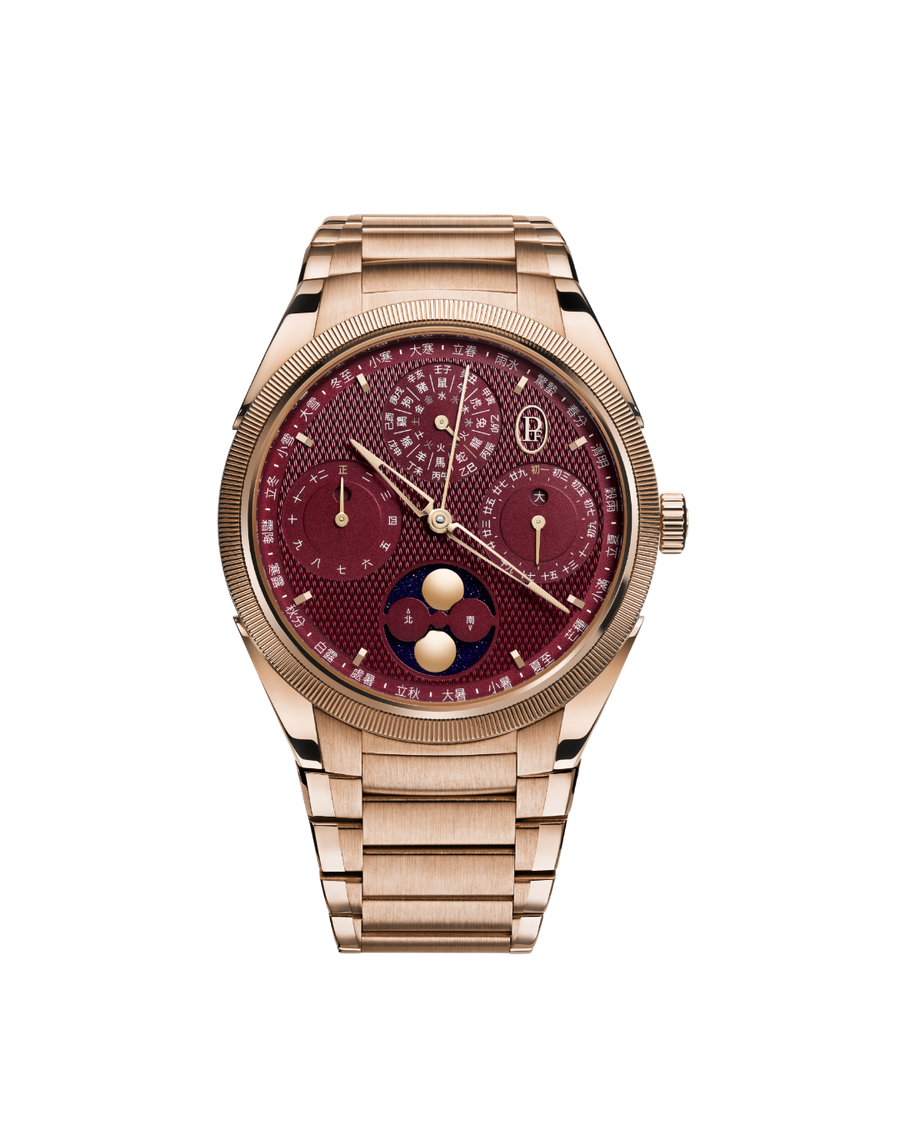 TONDA PF XIALI CHINESE CALENDAR ROSE GOLD IMPERIAL RED