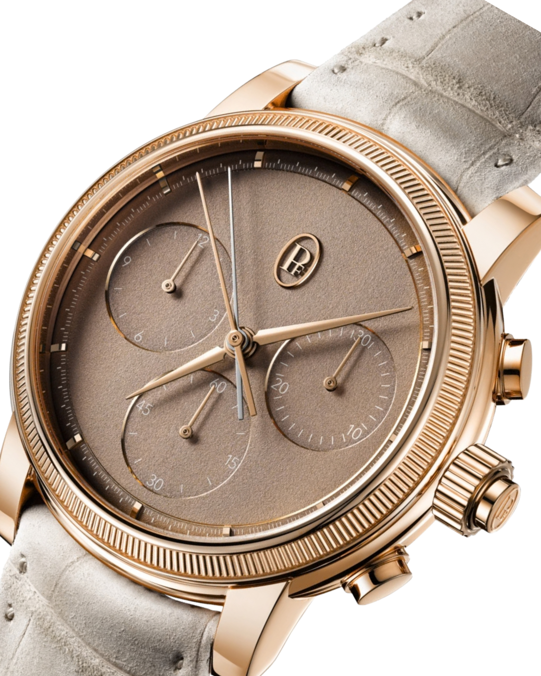 TORIC CHRONOGRAPH RATTRAPANTE ROSE GOLD NATURAL UMBER