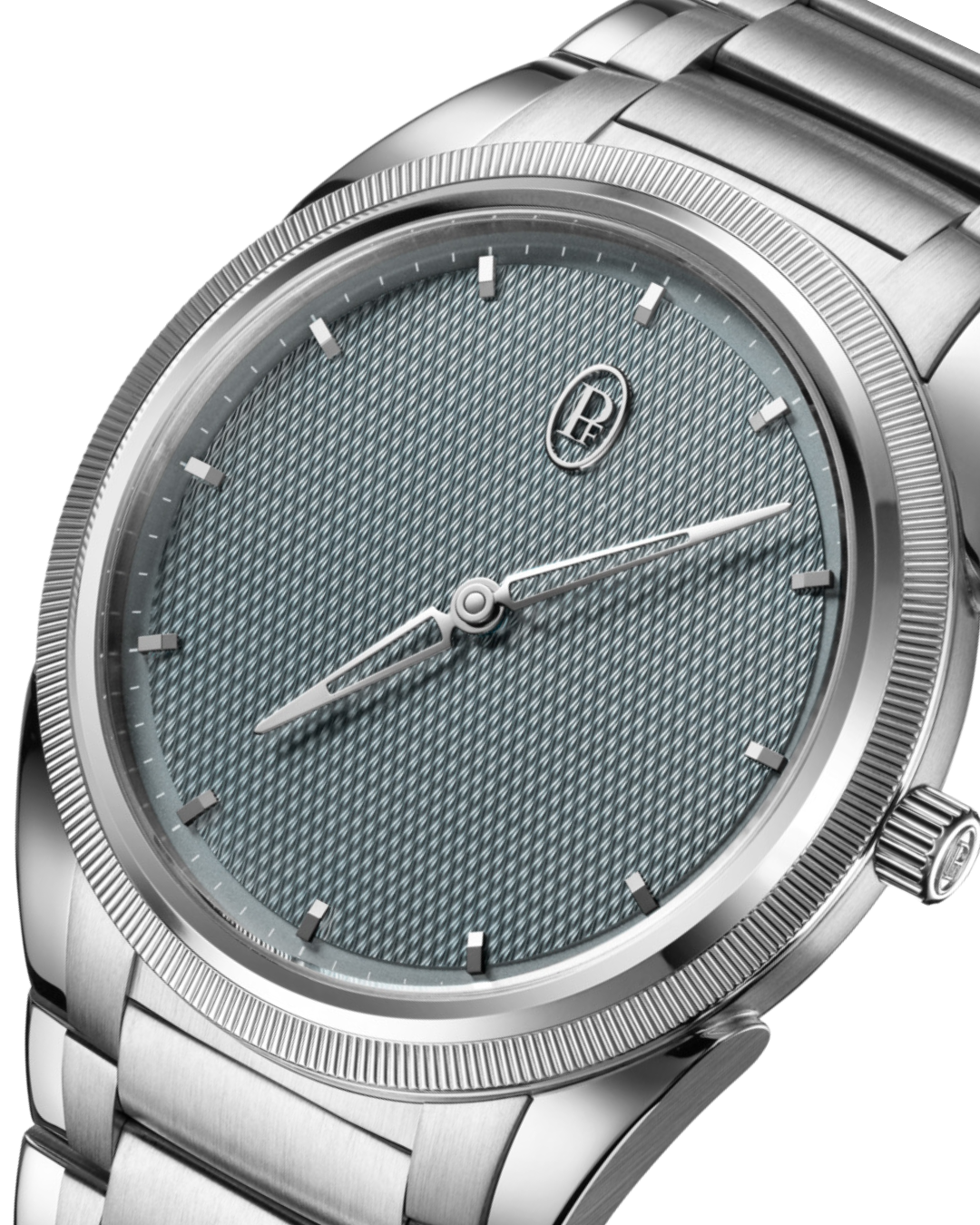 TONDA PF MICRO-ROTOR NO DATE STEEL PLATINUM AGAVE BLUE