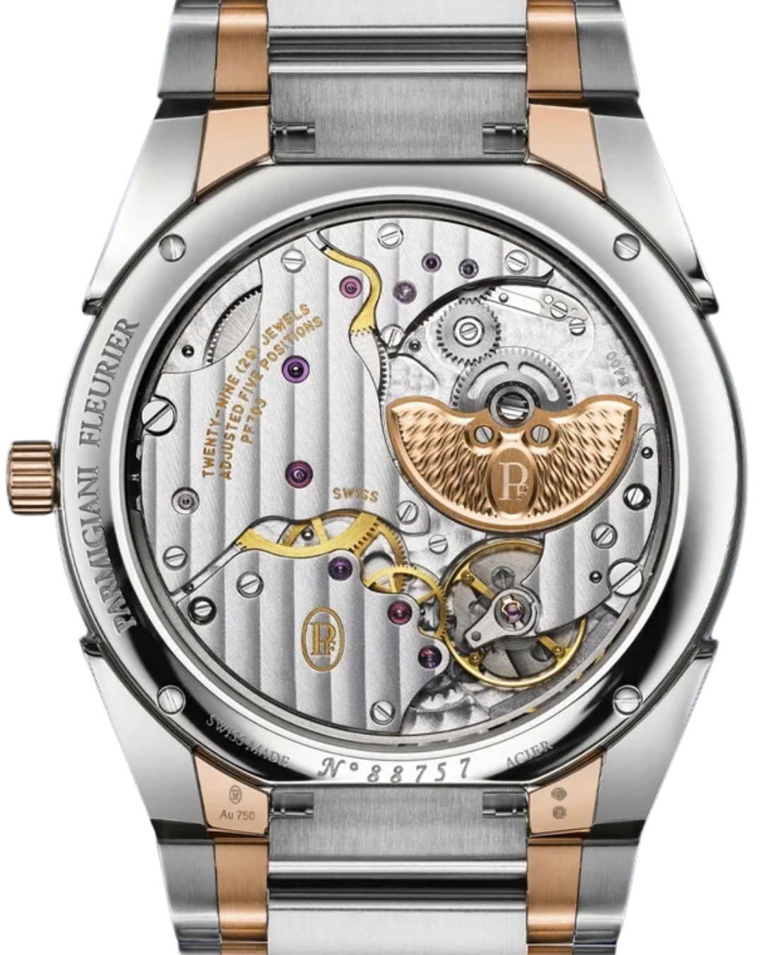 TONDA PF MICRO-ROTOR NO DATE STEEL ROSE GOLD STONE BLUE