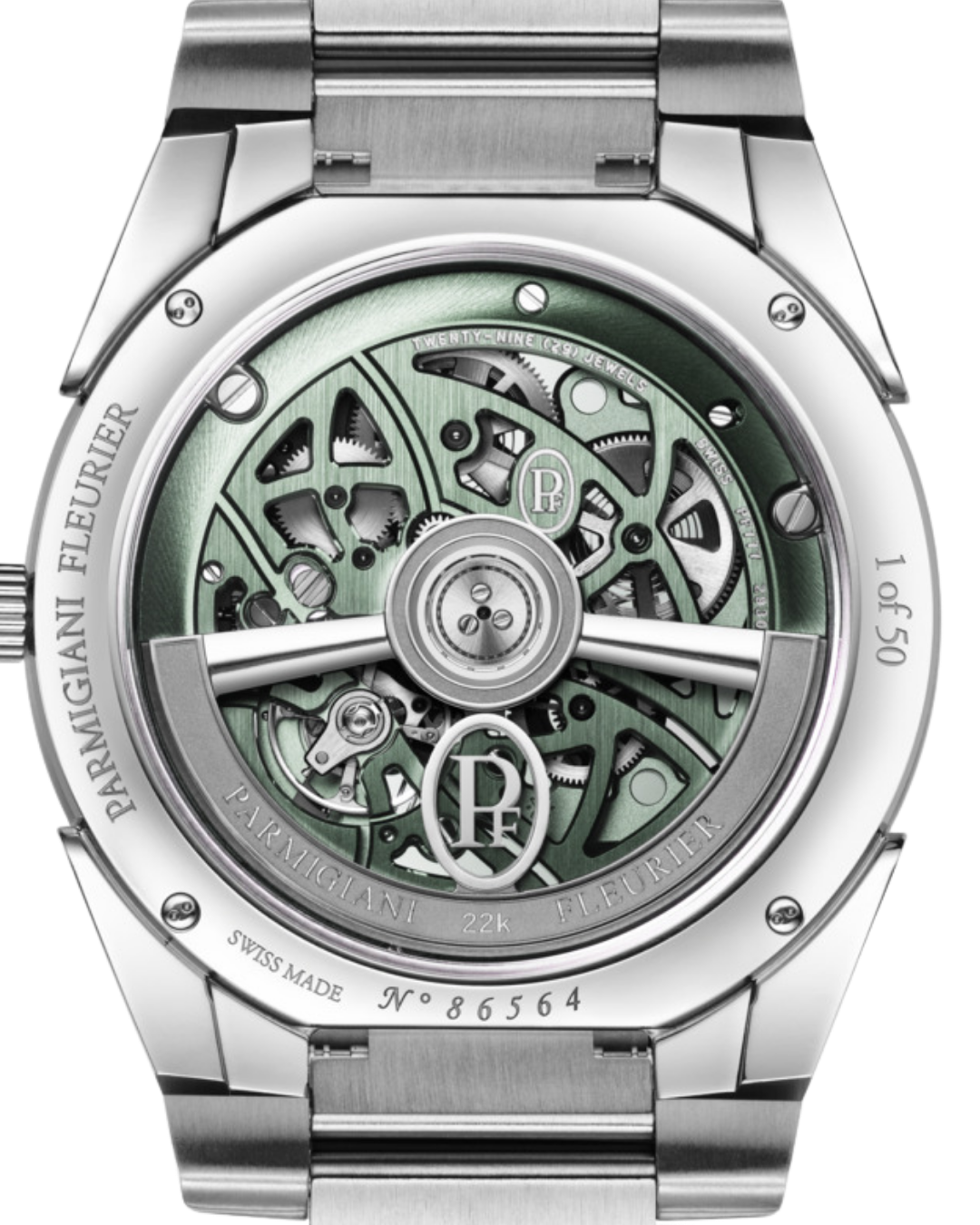 TONDA PF SKELETON STEEL PLATINUM SLATE GREEN