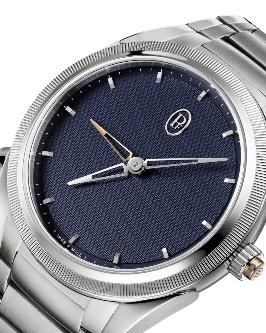 TONDA PF GMT RATTRAPANTE STEEL PLATINUM MILANO BLUE