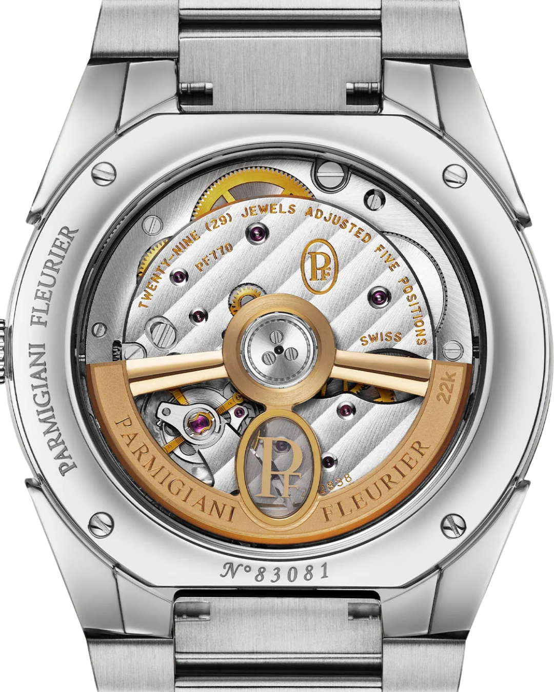 TONDA PF AUTOMATIC STEEL PLATINUM ALTA ROSA
