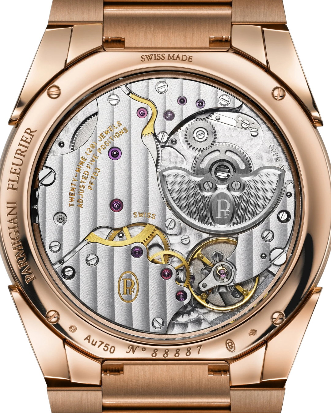 TONDA PF MICRO-ROTOR NO DATE ROSE GOLD AGAVE BLUE